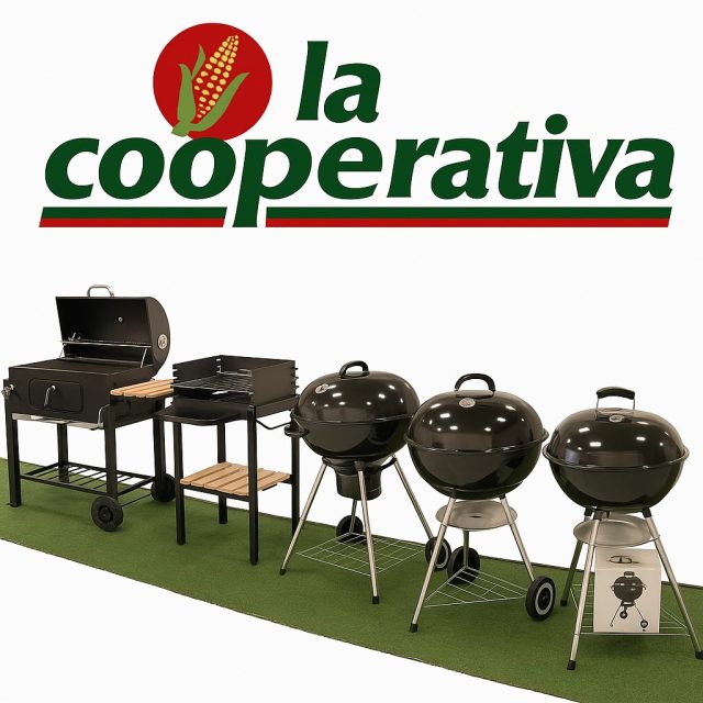 🔥 ¡La temporada de barbacoas ha comenzado en La Cooperativa! 🔥
¿Listo para disfrutar al máximo del sabor del fuego? 🍖🌽
Tenemos todo lo que necesitas: desde carbón vegetal, pastillas de encendido y líquidos inflamables hasta pinzas, guantes térmicos y cepillos para limpiar tu parrilla. 🧤🍗Y todo tipo de barbacoas para ti!
✅ Productos de calidad
✅ Todo en un solo lugar
✅ A precios increíbles
Ven a La Cooperativa  y equípate con lo mejor para tus reuniones al aire libre.
#Barbacoa #BBQTime #LaCooperativa #SaborALaBrasa #ComplementosBBQ #TemporadaDeBarbacoas