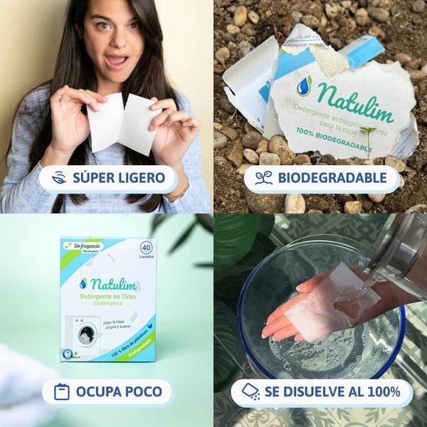🌿 ¡Revoluciona tu forma de lavar la ropa con Natulim!
El detergente ecológico en tiras ya está disponible en La Cooperativa 🛒✨
✔️ Súper ligero
✔️ 100% biodegradable
✔️ Ocupa poco espacio
✔️ Se disuelve por completo
✔️ Ideal para pieles sensibles
Con Natulim, cuidas tu ropa, tu piel y el planeta 🌎💧
¡Di adiós a los envases de plástico y únete al cambio!
📍Pasa por La Cooperativa y consíguelo hoy mismo.
#Natulim #DetergenteEcológico #CeroResiduos #LaCooperativa #Sostenibilidad #AhorroYEcología