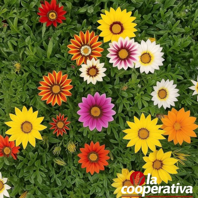 ✨ Gazanias en todo su esplendor ✨
🌞🌼Estas maravillosas flores, también conocidas como margaritas africanas, son ideales para llenar tu terraza o jardín de color y alegría. Resistentes al sol y de bajo mantenimiento, florecen con fuerza en primavera y verano, abriéndose con cada rayo de luz. 
En La Cooperativa ya las tenemos disponibles en variedad de colores. ¡Ven a verlas o reserva la tuya!
📸 #Gazanias #FloresDeTemporada #Jardinería #LaCooperativa