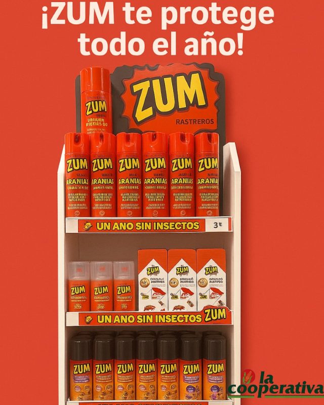 🐜🚫 ¡Adiós insectos, hola tranquilidad!
Con ZUM y La Cooperativa, protege tu hogar durante todo el año.
Eficaz contra insectos rastreros y voladores. ¡Y ahora con variedad de formatos para cada necesidad!
📍 Disponible en nuestra tienda
🛒 Pásate por la sección de droguería y llévatelo al mejor precio
💪 Eficacia garantizada
#ZUM #LaCooperativa #SinInsectos #HogarSeguro #Droguería #ZUMTodoElAño #StopInsectos